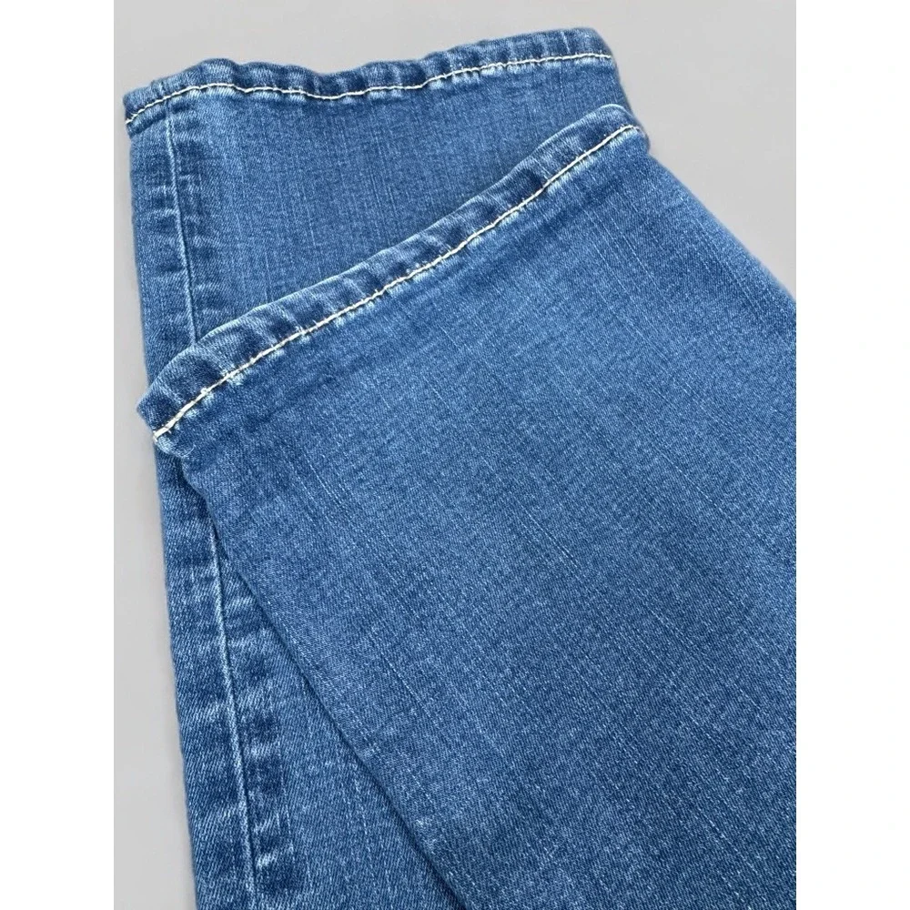 True Religion Women's Billie Big T 28x32 Mid Rise Straight Y2K Denim - Picture 5 of 8